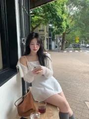 ショップOF プレーン ブラウス Plain Blouse (ivory)