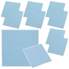 I'm so happy シルバー磨き クロス 大判 銀磨き 貴金属磨き 布 アクセサリー ネックレス 楽器 個包装 10枚 (20×20cm) [20×20cm]