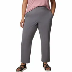 コロンビア レディース ボトムス カジュアルパンツ プラスサイズ Plusize Columbiall Seasons PullOn Pants City Grey グレー