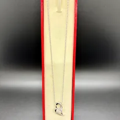 【オープンハート】ヴィンテージ ネックレス スクエアガラス 昭和レトロ 華やか