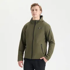 ハーレー メンズ アウター ジャケット・ブルゾン フーデッドジャケット Mens Hurley Hansener Softshell Hooded Jacket Olive オリーブのサムネイル