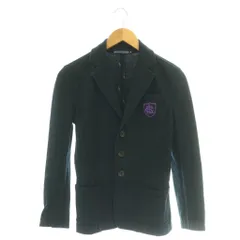 ポロ ラルフローレン POLO RALPH LAUREN ジャケット 上着 M ネイビー 長袖 エンブレム刺繍 シングルブレスト /OK■OS ■OS ■ECE003