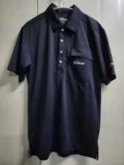 タイトリスト ブラック 半袖 ゴルフウェア