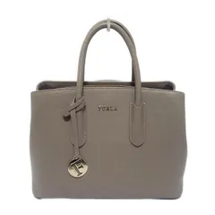 FURLA(フルラ) トートバッグ - グレー レザー