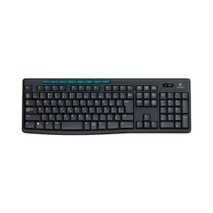 (まとめ) ロジクール ワイヤレスキーボードK275 ブラック K275 1台 〔×5セット〕