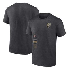 アンブランデッド メンズ トップス Tシャツ Unbranded Mens Fanatics Branded Heather Charcoal Vegas Golden Knights Represe