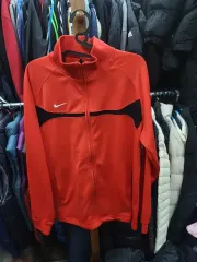 ナイキ レッド/ブラック トラックジャージ ジップアップ ジャケット XL