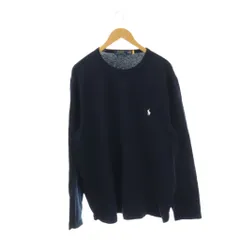 ポロ ラルフローレン POLO RALPH LAUREN LSCNPKTM1-LONG SLEEVE-KNIT Tシャツ 長袖 ロンT 胸ポケット XL ネイビー /MY ■OS ■GY35