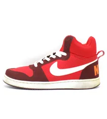 ナイキ NIKE 【 COURT BOROUGH MID SL UNIVERSITY RED WHITE 844885 600 】 コート バーロウ ミッド ユニバーシティレッド ホワイト スニーカー f30149