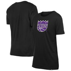 뉴엘라 여성 탑스 티셔츠 Womens New Era Black Sacramento Kings Glam Game Flower TShirt Kng Black 블랙