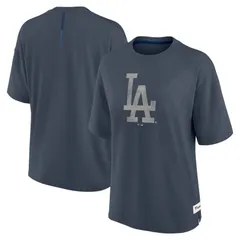 ファナティクス レディース トップス Tシャツ Womens Fanatics Blue Los Angeles Dodgers Oversized Elements Raw Edge Future Ground TShirt Lad Blue ブルー