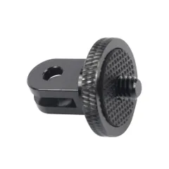 【人気商品】アルミ変換アダプター 三脚マウント 1/4-20 ネジ GoPro用(GP規格)→カメラネジ(1/4規格)に変換 1/4カメラ アクセサリー ミニ三脚マウント トライポッドアダプター (1 個)-M06のサムネイル