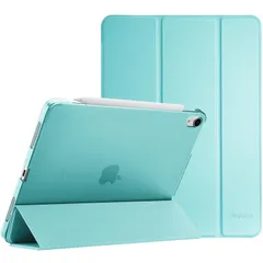 【特価セール】ProCase iPad Air 11インチ ケース M3 (2025) / M2 (2024) / iPad Air 第5世代 / 第4世代 軽量 スタンド 三つ折り フォリオ保護ケース 半透明バックカバー Apple Pencil 2対応 対