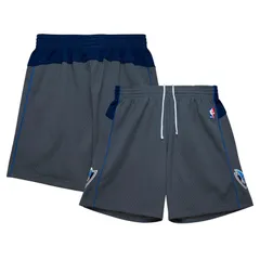 ミッチェルネス メンズ ボトムス ハーフパンツ・ショーツ ショートパンツ Mens Mitchell Ness Gray Dallas Mavericks 200304 Replica Shortsのサムネイル