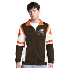 スターター メンズ アウター ジャケット・ブルゾン ヴィンテージ ロゴ Menstarter Brown Cleveland Browns Contender Vintage Logo FullZipのサムネイル