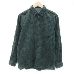 ローズバッドカップルズ ROSE BUD COUPLES カジュアルシャツ 長袖 ボタンダウン チェック柄 M マルチカラー 緑 グリーン /YS31のサムネイル