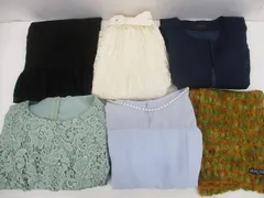  優良品 レッセパッセ レストローズ ルイルエブティック他 ジャケット ワンピース スカート等6点 36 38 レディース