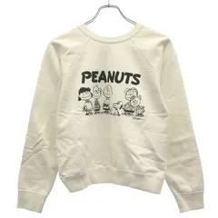 RHC Ron Herman×PEANUTS アールエイチシー ロンハーマン×ピーナッツ Sweat Collection Snoopy Sweat Shirt スヌーピーラグランスウェットシャツ 3910900339 ホワイト XSのサムネイル