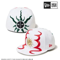 【新品】 ニューエラ 岡本太郎 太陽の塔 ピンズ キャップ ホワイト アート コラボ 帽子 フィフティーナインフィフティー NEW ERA 59FIFTY TARO OKAMOTO 14683817 5950 TAROKA TAIYO PINS (251031