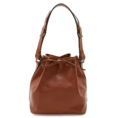 LOUIS VUITTON ルイ ヴィトン エピ プチノエ 巾着 ショルダーバッグ セミショルダー ワンショルダー 肩掛け ケニアブラウン M44103