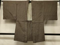 麻・手織・シックな越後上布着物・リメイク用・生地弱り無し - メルカリ