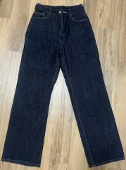 インディゴデニム ワイド デニム パンツ