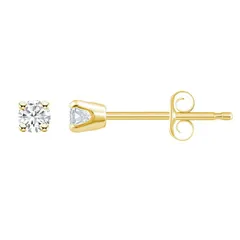 Celebration Gems レディース アクセサリー ピアス・イヤリング Celebration Gems 10K Gold 110 CaratW Diamond Round Stud Earrings 10k Gold ゴールド