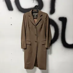 ポール・スミス 100% ウールブレンド バルマカーン マキシ ロング コート