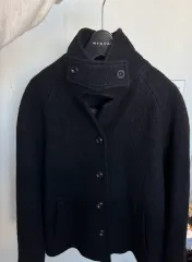 ネセサリー ウール ハイネック ショート コート