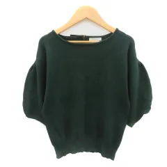 テチチ Te chichi ニット カットソー 七分袖 M 緑 グリーン /YK32