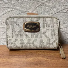 希少⭐︎マイケルコース キーケース コインケース MK 総柄 ホワイト