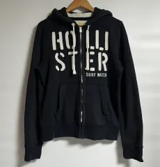 ユニセックス Hollister ホリスター 起毛 ジップアップ フーディー Tシャツ M