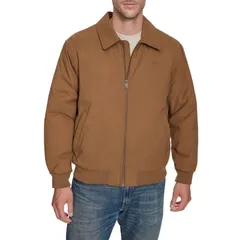 ドッカーズ メンズ アウター ジャケット・ブルゾン トール Big Tall Dockers Microtwill Bomber Jacket Moroccan Brown ブラウンのサムネイル