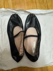 ZARA ザラ ブラック フラット シューズ 38サイズ