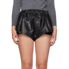 *新品* MERYLL ROGGE ブラック ラッカー ショーツ