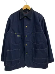 OshKosh (オシュコシュ) デニムカバーオール チョアコート ブランケット付 襟コーデュロイ 70S 古着 ビンテージ 44 ネイビー メンズ/004のサムネイル