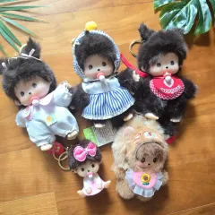 (新品) モンチッチ キャラクター ぬいぐるみ キーホルダー 5種
