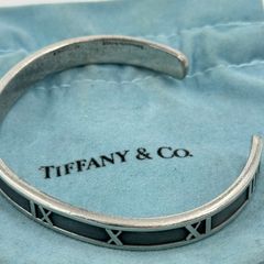U*T様 K18 SV925 TIFFANY サークルフック バングル YG コ - メルカリ