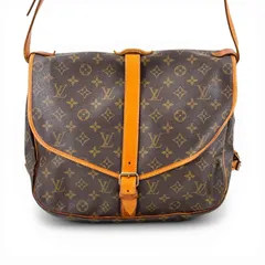 LOUIS VUITTON モノグラム・ソミュール35 M42254 ショルダーバッグ