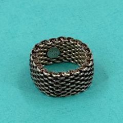 90s Tiffany & Co. ティファニー サマセット リング メッシュ - メルカリ