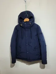 （95）ザノースフェイス ダウンジャケット ネイビー フード
