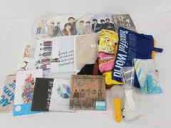  中古品 嵐 グループグッズ 他 DVD うちわ ショッピングバッグ 等 グッズセット