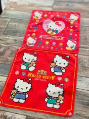 ハローキティ ヴィンテージ ハンカチ 2 犬 セット