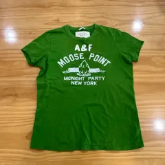 アバクロンビー グリーン 半袖Tシャツ