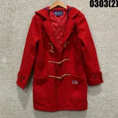 33story 赤 トグルボタン コート m