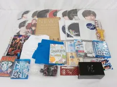  中古品 NEWS 加藤シゲアキ LIVE TOUR 2017 NEVERLAND Blu-ray 他 うちわ タンブラー Tシャツ カレンダー 等グッズセット