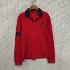 LOUIS CASTEL ルイカステル ゴルフ 刺繍 ロゴ ニット ポロシャツ 長袖 95 A07592