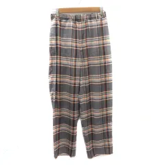 ジャーナルスタンダード レリューム JOURNAL STANDARD relume テーパードパンツ イージーパンツアンクル丈 チェック柄 38 M マルチカラー グレー /YK14