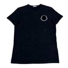モンクレール デカワッペン ネイビー M Tシャツ 国内正規品 5S162 