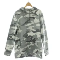 ナイキ NIKE ジャケット 上着 M グレー 迷彩柄 長袖 フード付き /DU